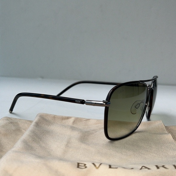 NWOB Tod’s Metal Brown Square Sunglasses ~ TO 36 14F - Picture 3 of 16